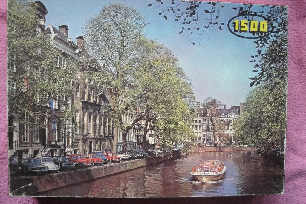 WHITE HORSE PUZZLE 1.500 stukjes voor 2,50euro., Ophalen of Verzenden, 500 t/m 1500 stukjes, Gebruikt, Legpuzzel