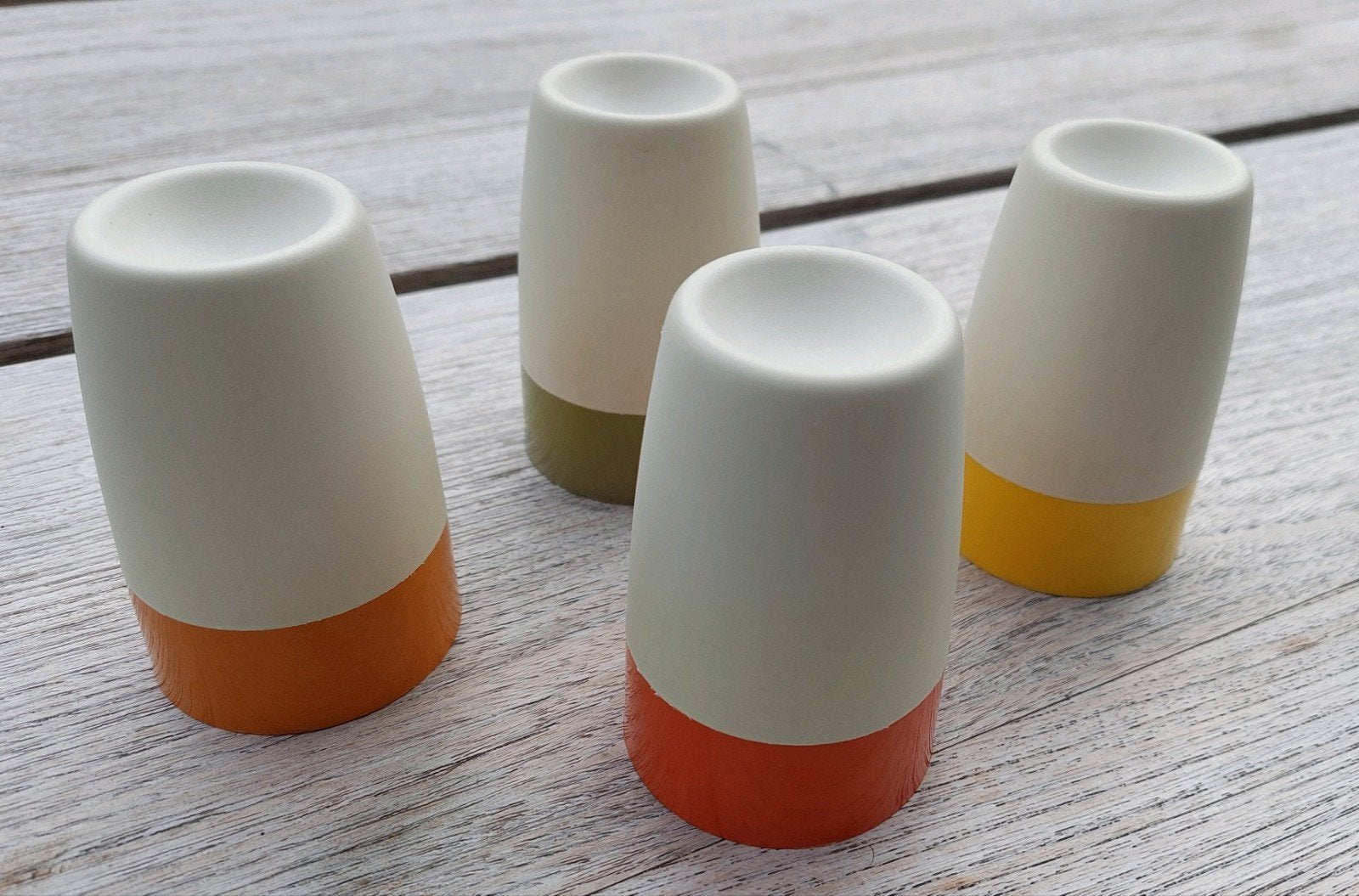 Vintage Tupperware eierdopjes 4x, Ophalen of Verzenden