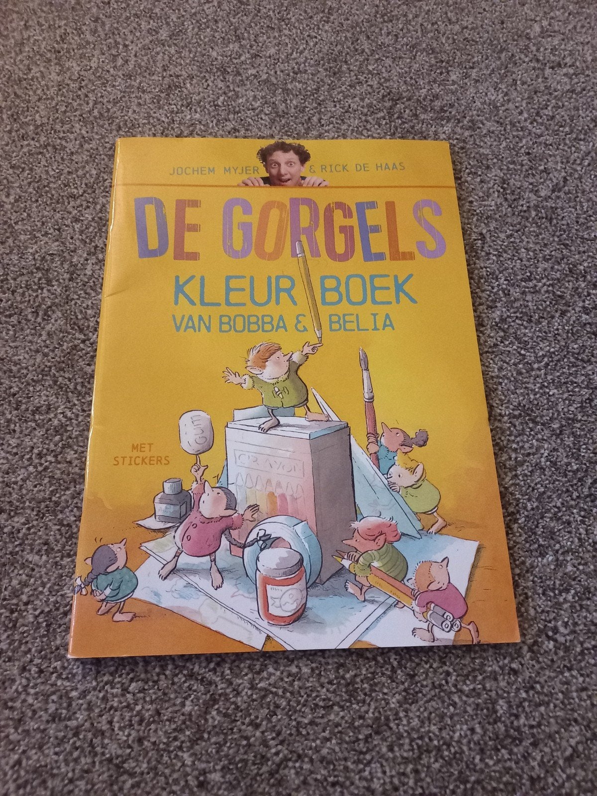 De Gorgels Kleurboek van Bobba & Belia - Nieuw met stickers, Ophalen of Verzenden, Nieuw, Jochem Myjer & Rick de Haas, Fictie algemeen