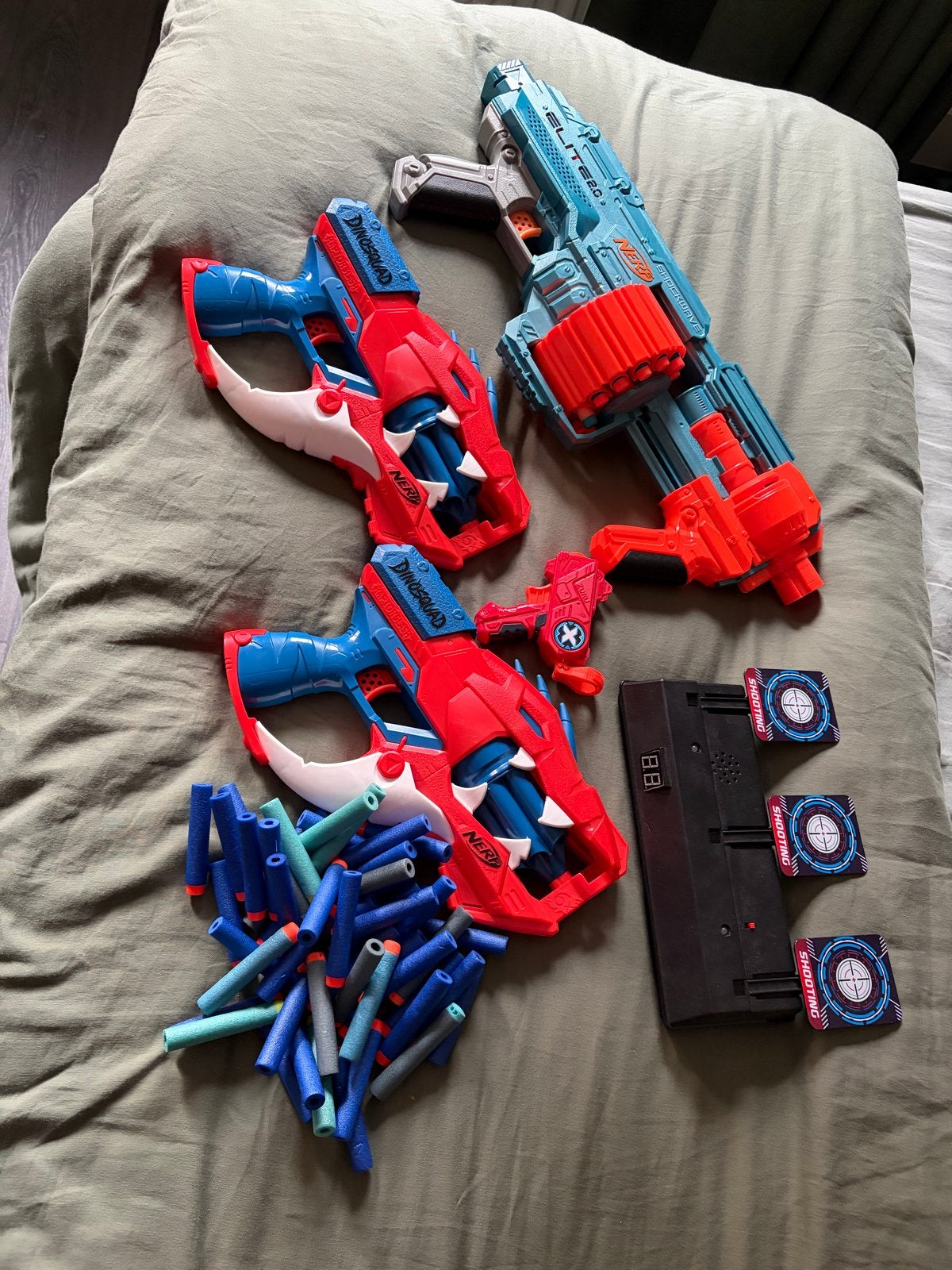 Diverse Nerf pistolen en accessoires, Ophalen of Verzenden, Gebruikt, Jongen of Meisje