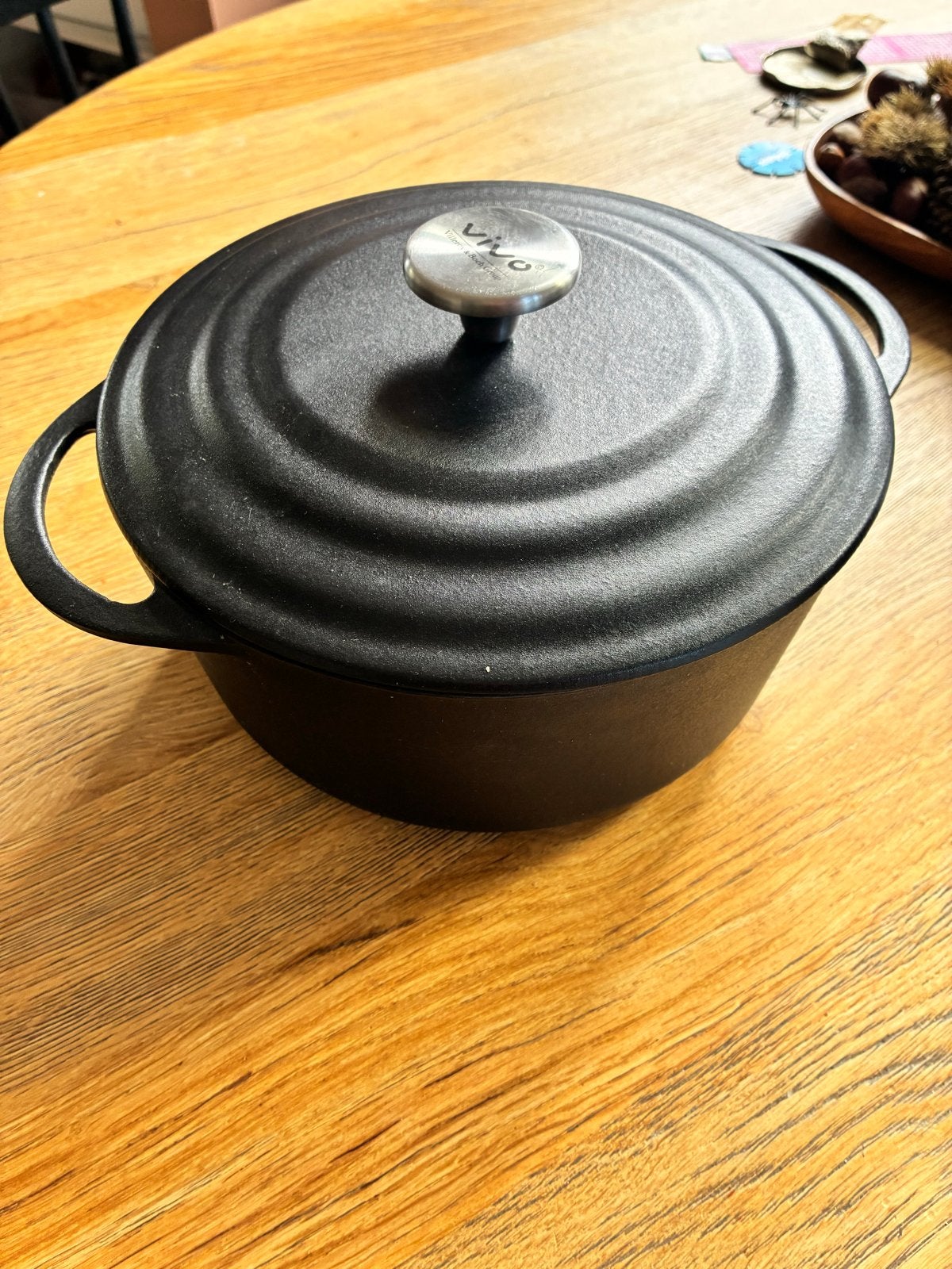 Gietijzeren pan Vivo Villeroy & Boch, Huis en Inrichting, Zo goed als nieuw, Overige merken, Braadpan, Gietijzer