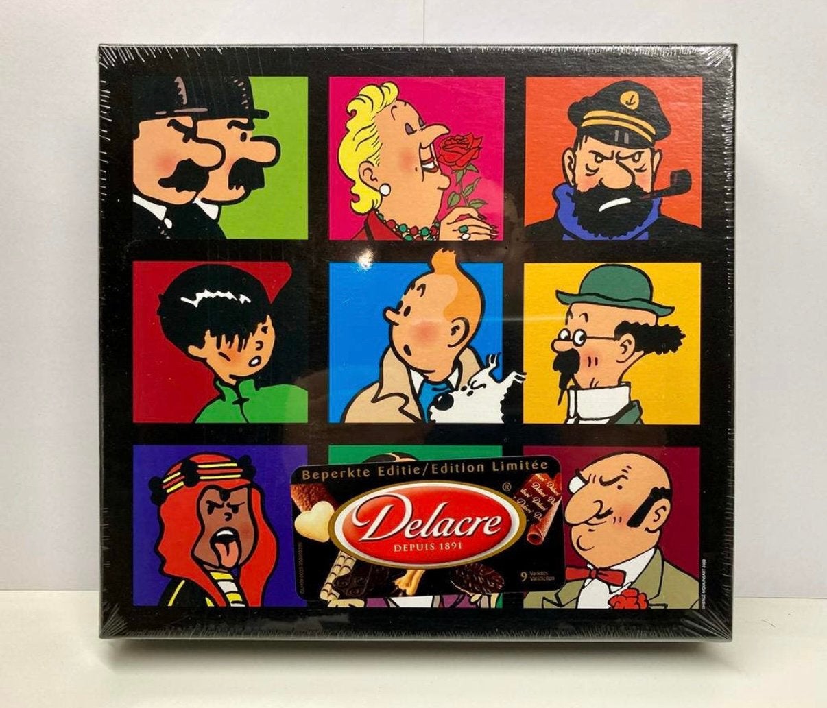 Kuifje/Tintin; “Limited edition” koekdoos Delacre 2009, Ophalen of Verzenden, Kuifje, Nieuw, Beeldje of Figuurtje