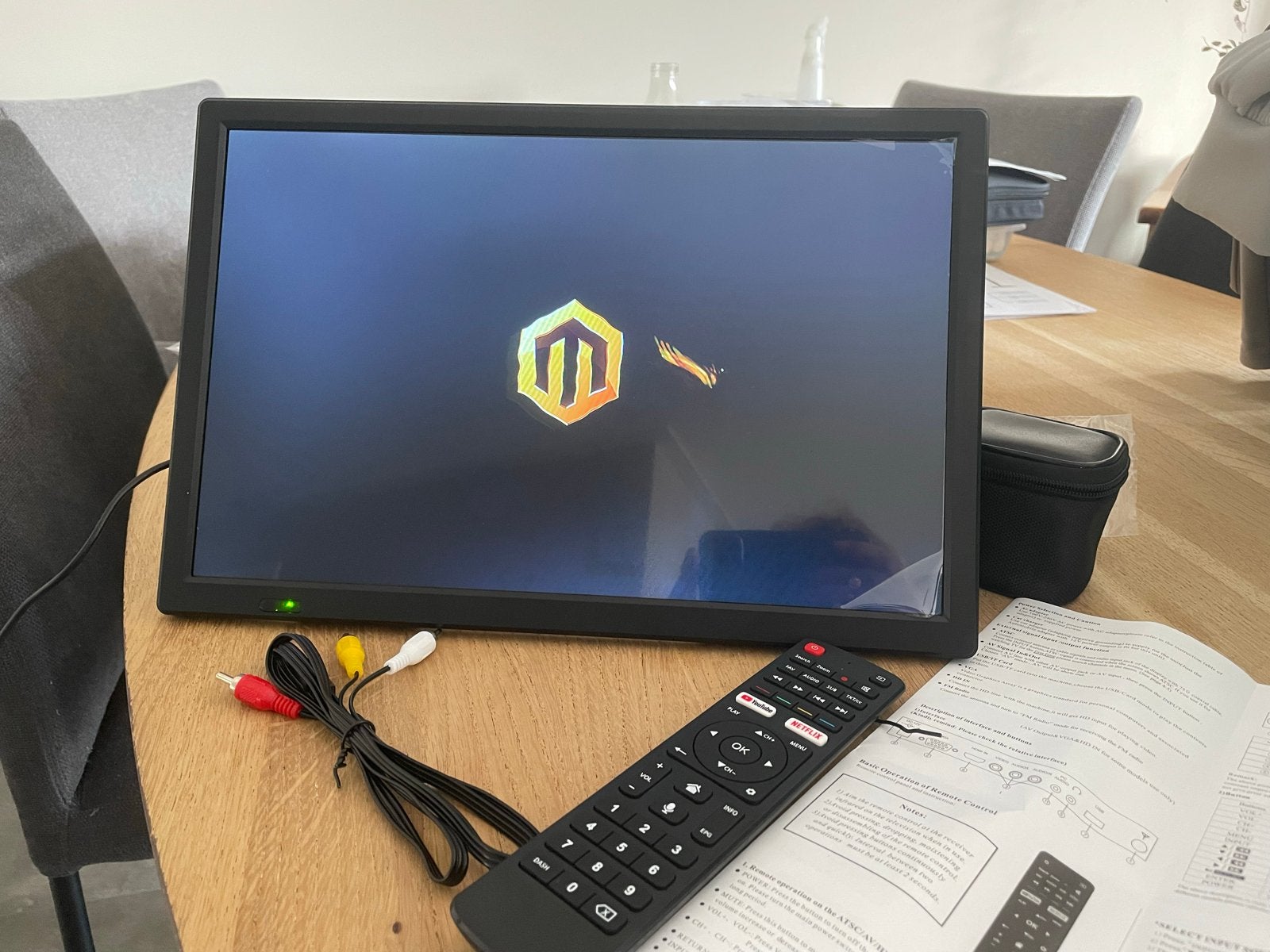 Draagbare Monitor - 10 inch LCD Scherm met Afstandsbediening, Overige merken, 50 Hz, Nieuw, Ophalen of Verzenden