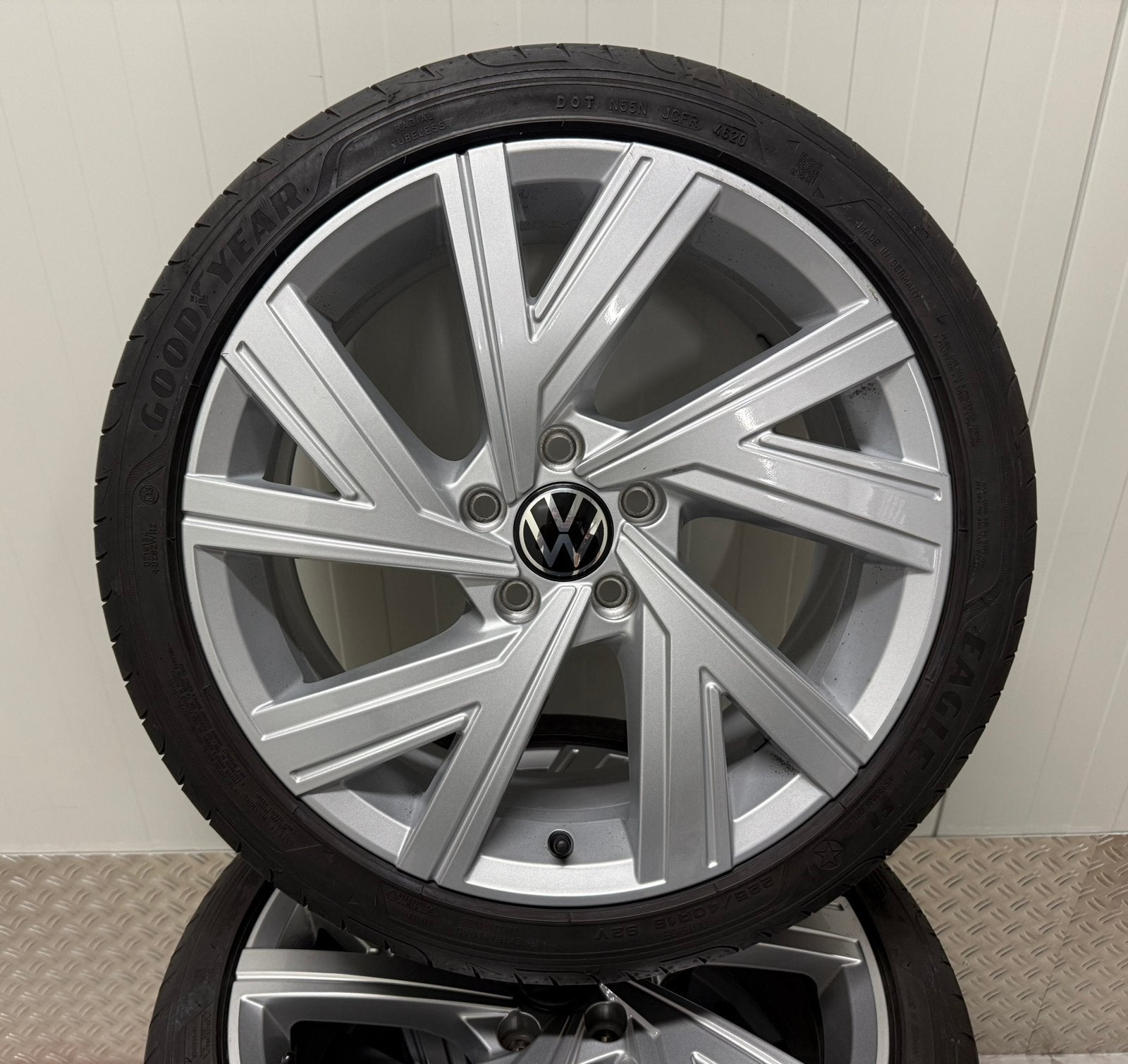 Originele Volkswagen Golf Bergamo Velgen 18 Inch Zomer VW, Ophalen, 18 inch, Gebruikt, -