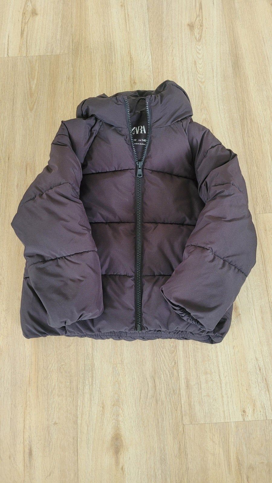 Jas zwart Zara maat 140, Ophalen, Meisje, Jas