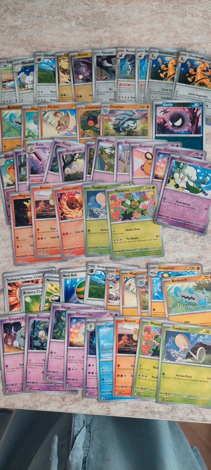 PAF pokemonkaarten Incl heel veel glimmende!, Ophalen of Verzenden, Zo goed als nieuw, Meerdere kaarten
