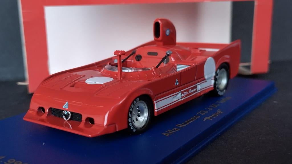 Alfa Romeo 33.3 SC Turbo Prova 1:43 M4 Collection Pol, Overige merken, 61100 via toscana 85 Pesaro, Auto, Verzenden