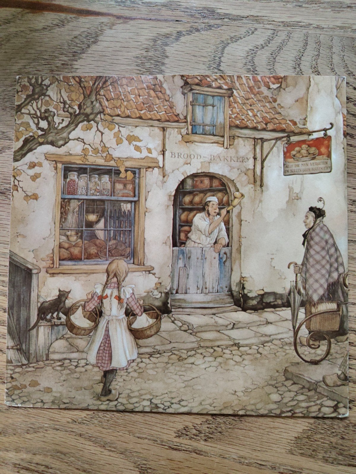 Anton Pieck - Het Cocktail Trio - De Bakker van de Hoek, Ophalen of Verzenden, Gebruikt