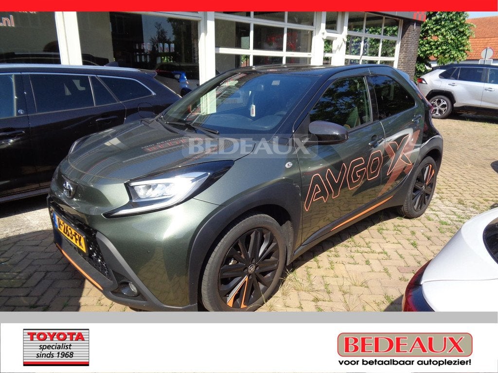 TOYOTA Aygo X 1.0 VVT-i MT 72pk S-CVT Limited bij Toyota spe, Automaat, 12 maanden, Gebruikt, Leder en Stof