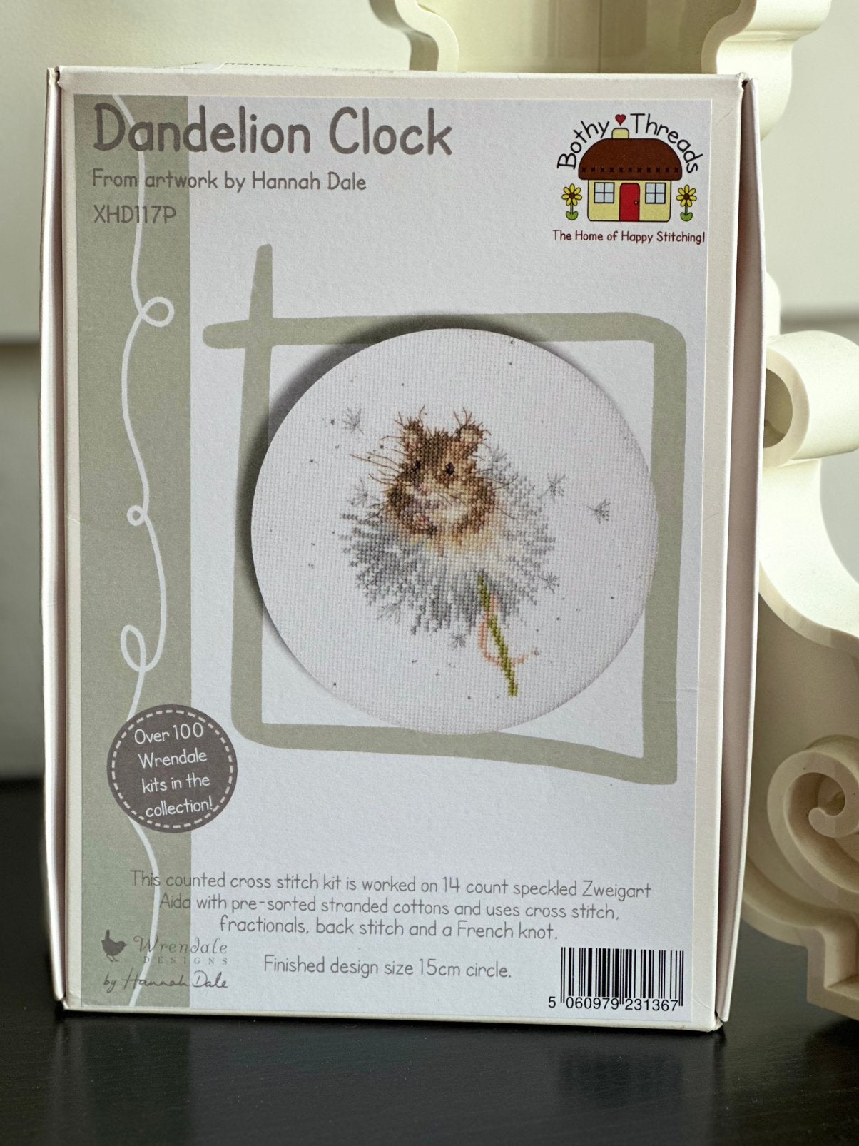 Bothy Threads Dandelion Clock Wrendale Designs (Hannah Dale), Ophalen of Verzenden, Nieuw, Handborduren, Borduurpakket