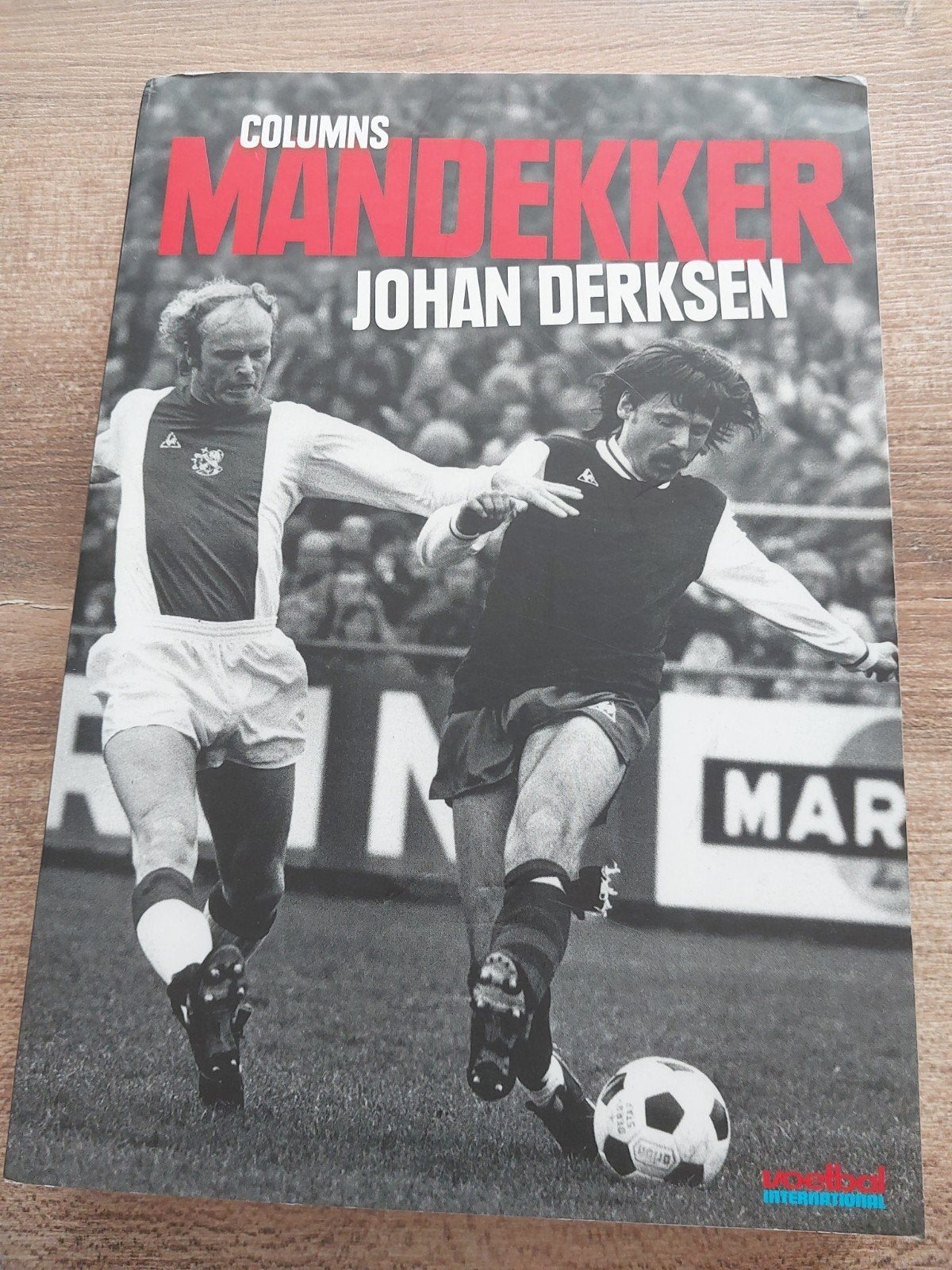 Johan Derksen- Mandekker, Ophalen of Verzenden, Zo goed als nieuw, Johan Derksen, Overige sporten
