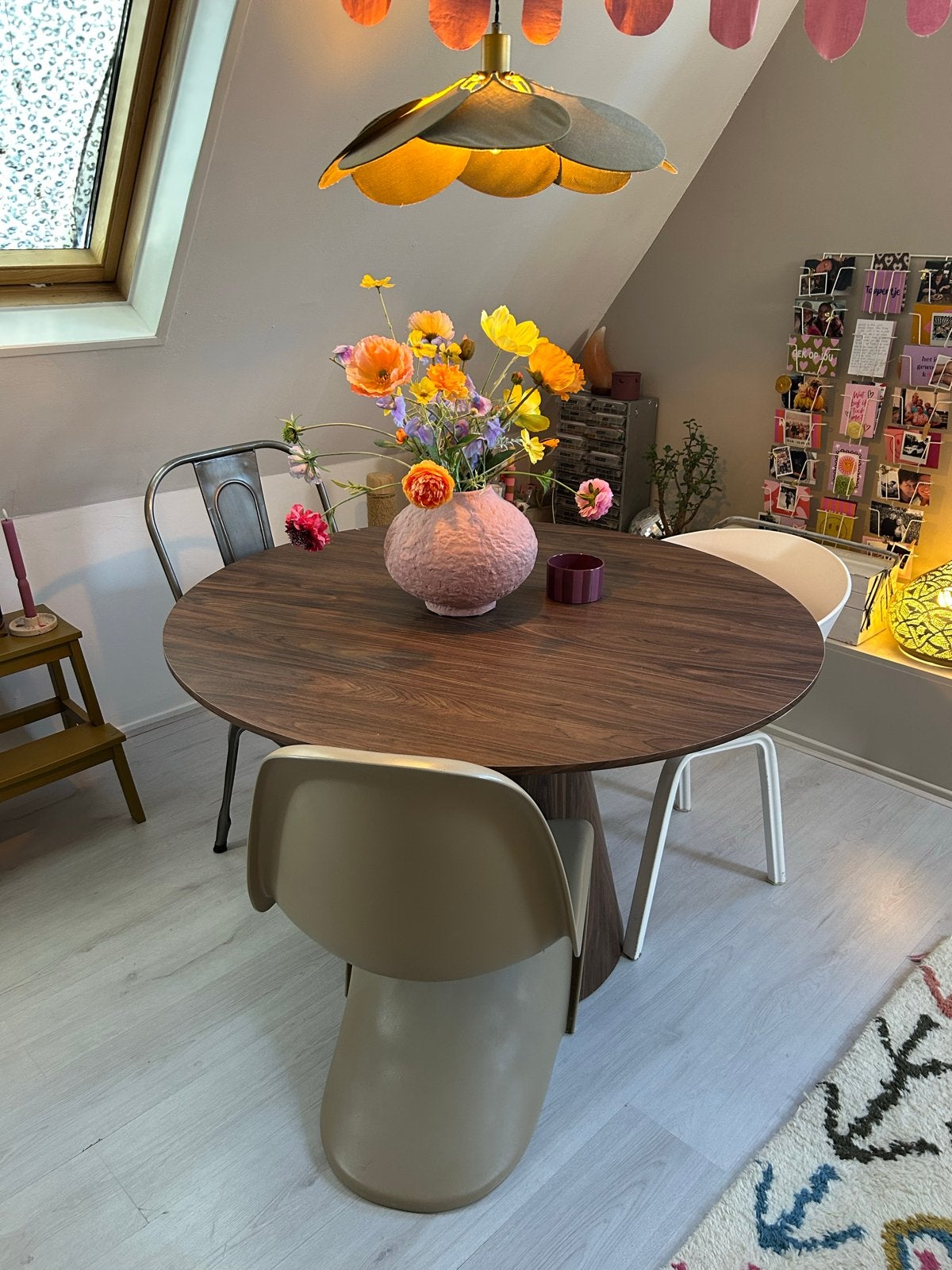 Set van 3 eetkamerstoelen, Ophalen, Kunststof, Gebruikt, Overige kleuren