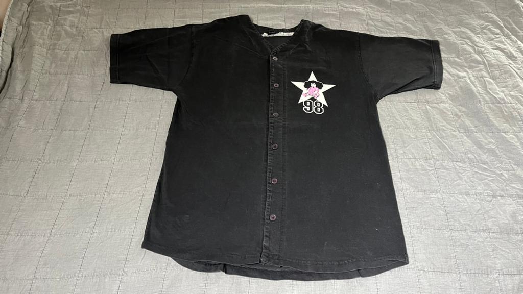 Pinkpop Pirates Honkbal Shirt Zwart One Size, Ophalen of Verzenden, Zo goed als nieuw, Maat 56/58 (XL), Zwart