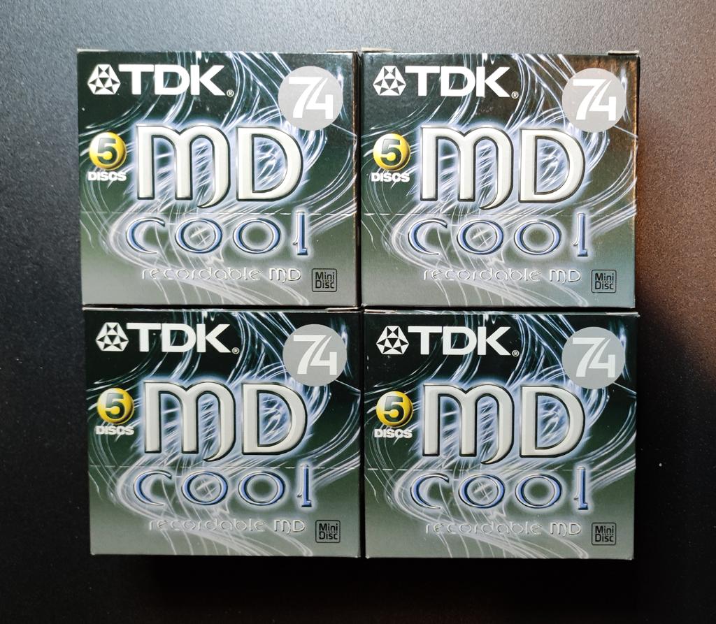 20 stuks TDK MD-C74SEB Cool Minidisc Mini Disc, Verzenden, Nieuw