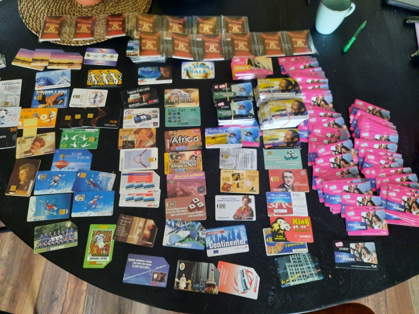 Unieke verzameling Franse telefoonkaarten, zie foto's, Ophalen of Verzenden