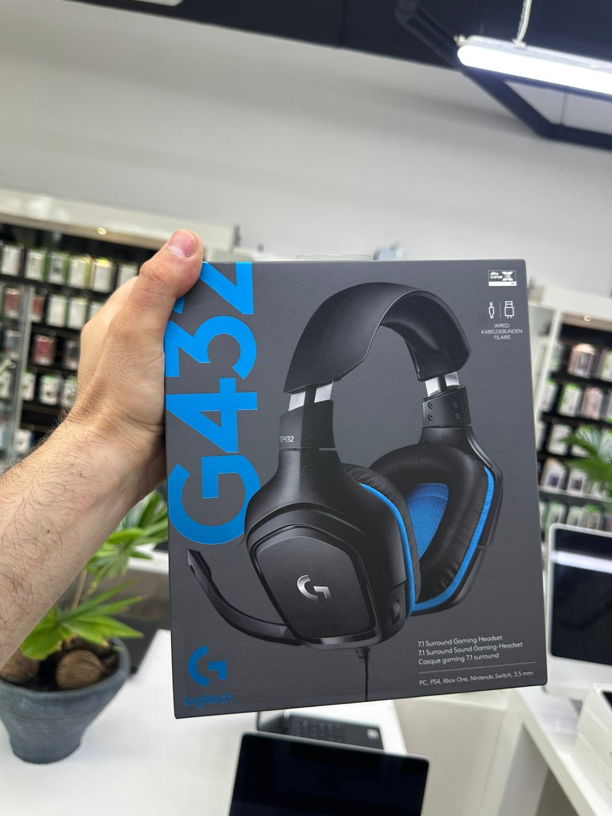 Logitech G432 Gaming Headset – Nieuw in doos, Ophalen of Verzenden, Gaming headset, Zo goed als nieuw