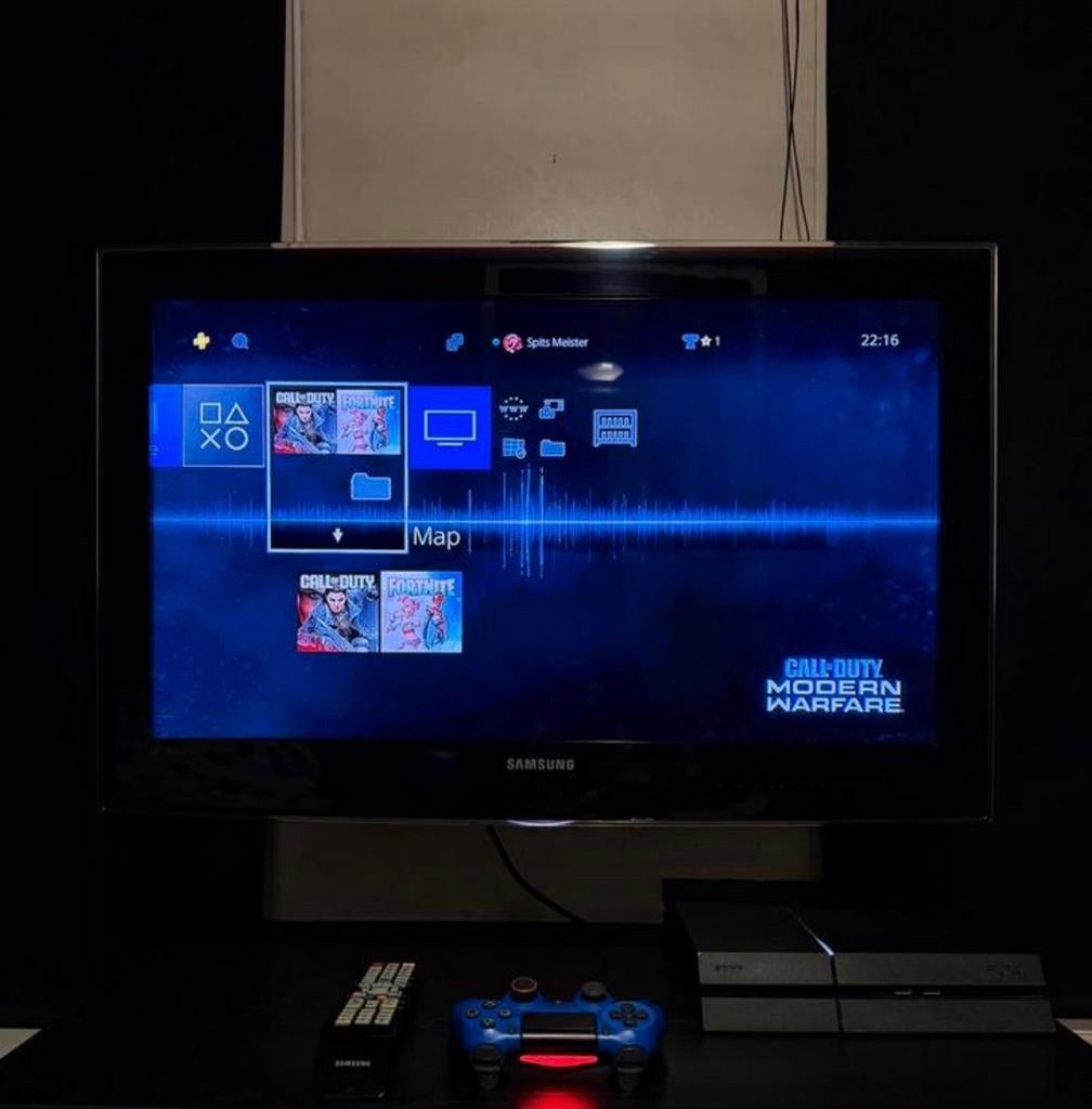 Complete gaming set: Playstation 4 + controller + Samsung TV, Audio, Tv en Foto, Televisies, Nieuw, 100 cm of meer, Samsung, 50 Hz