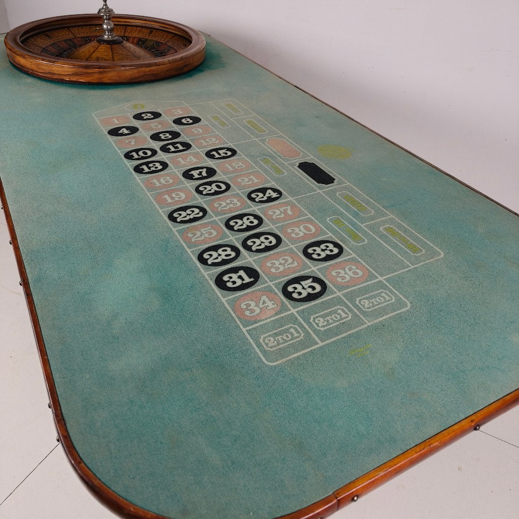 Antieke roulette tafel Mason & Co -Denver, Colorado,20e eeuw, Antiek en Kunst, Ophalen of Verzenden