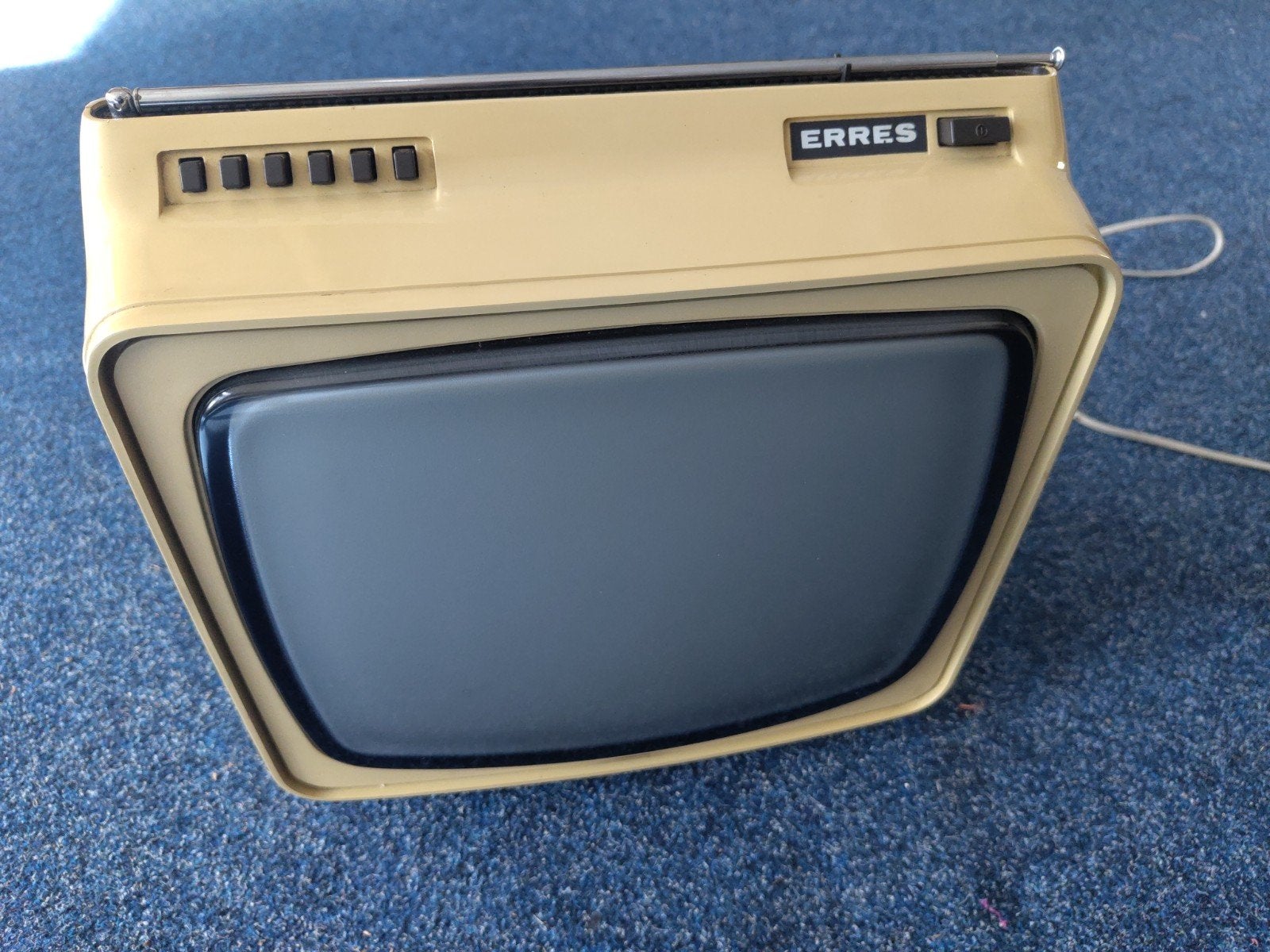 Vintage Erres Televisie 12 610T/14W - Wit/Blanc, Ophalen