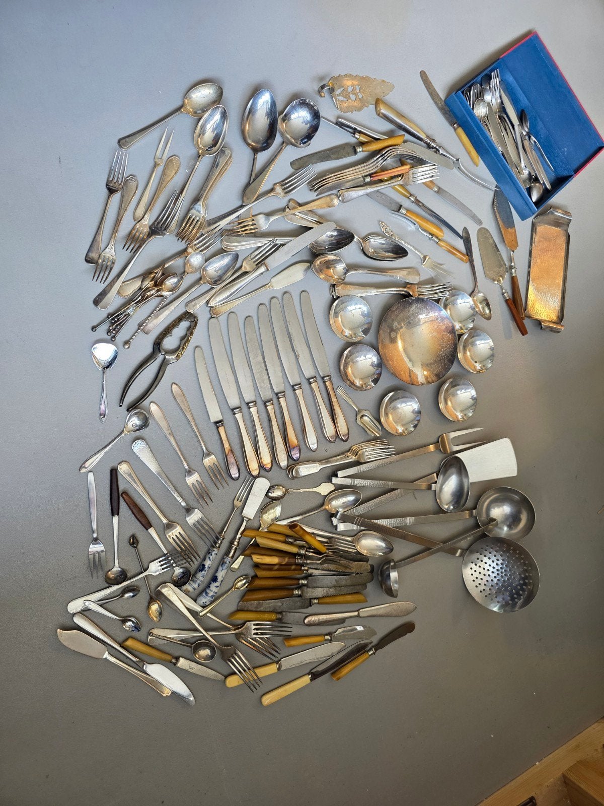 Grote collectie vintage bestek, Ophalen of Verzenden