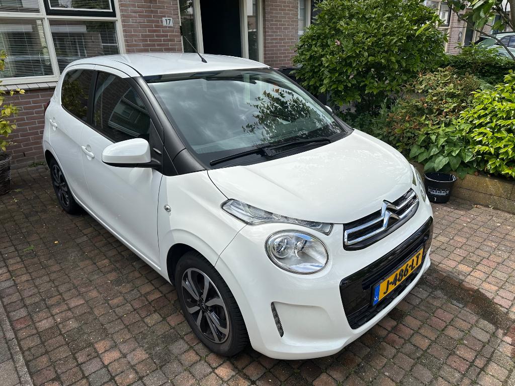 Citroën C1 1.0 VTi 72PK Shine 5D  Wit, Stof, C1, Wit, Origineel Nederlands