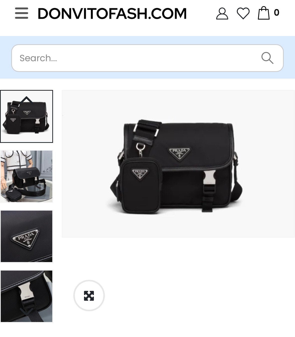 Prada nylon trio messenger bag tas, Sieraden, Tassen en Uiterlijk, Tassen | Schoudertassen, Ophalen of Verzenden, Nieuw, Zwart