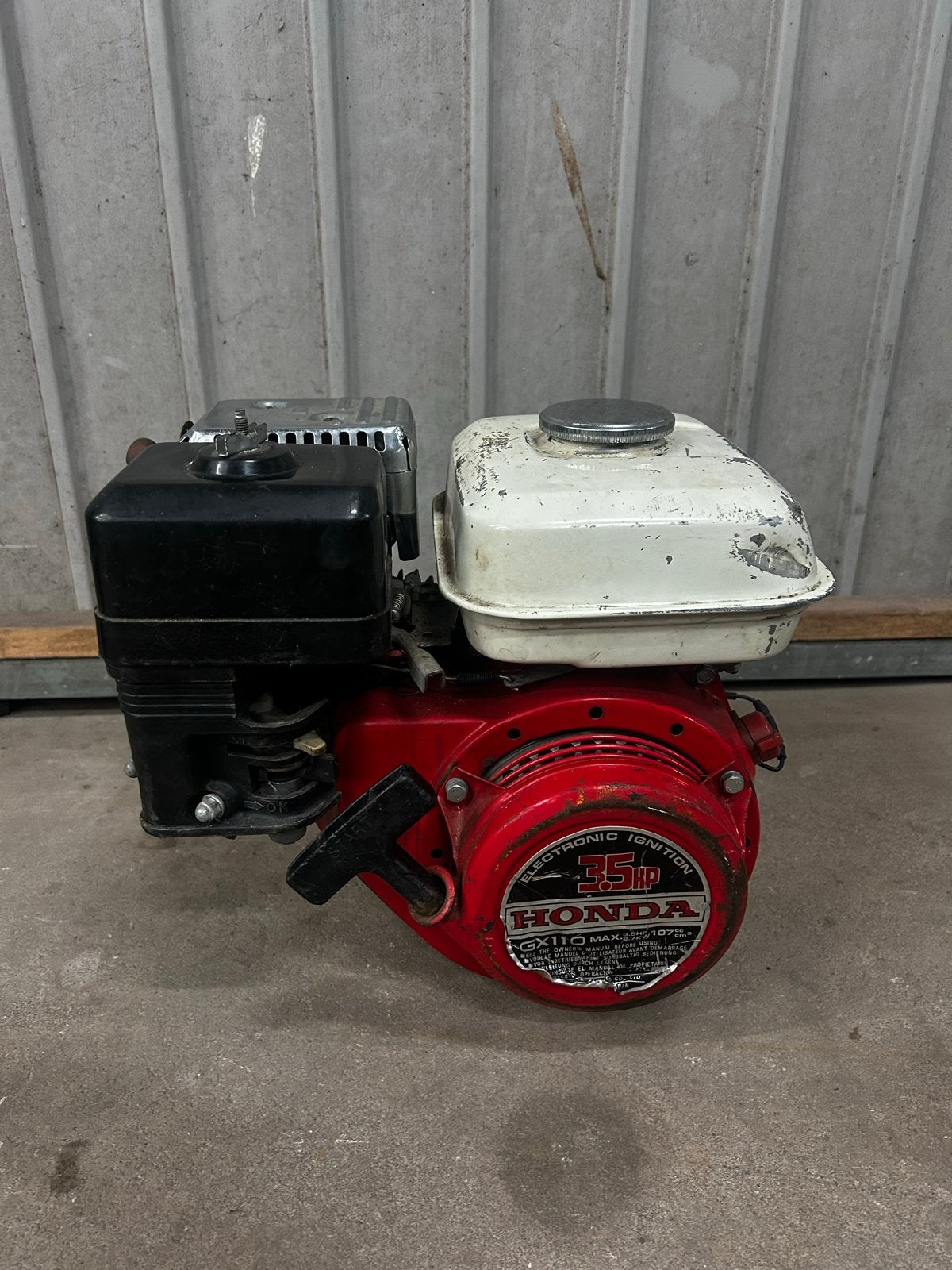 Honda GX 110 Benzinemotor, Ophalen of Verzenden, Gebruikt, Benzinemotor, 1800 rpm of meer