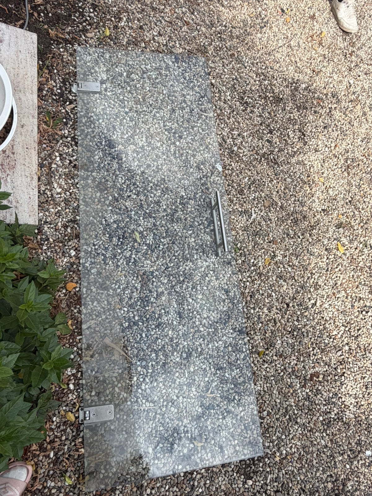 Douchedeur glas 70 x 200, Ophalen, Zo goed als nieuw, Glas, Overige typen