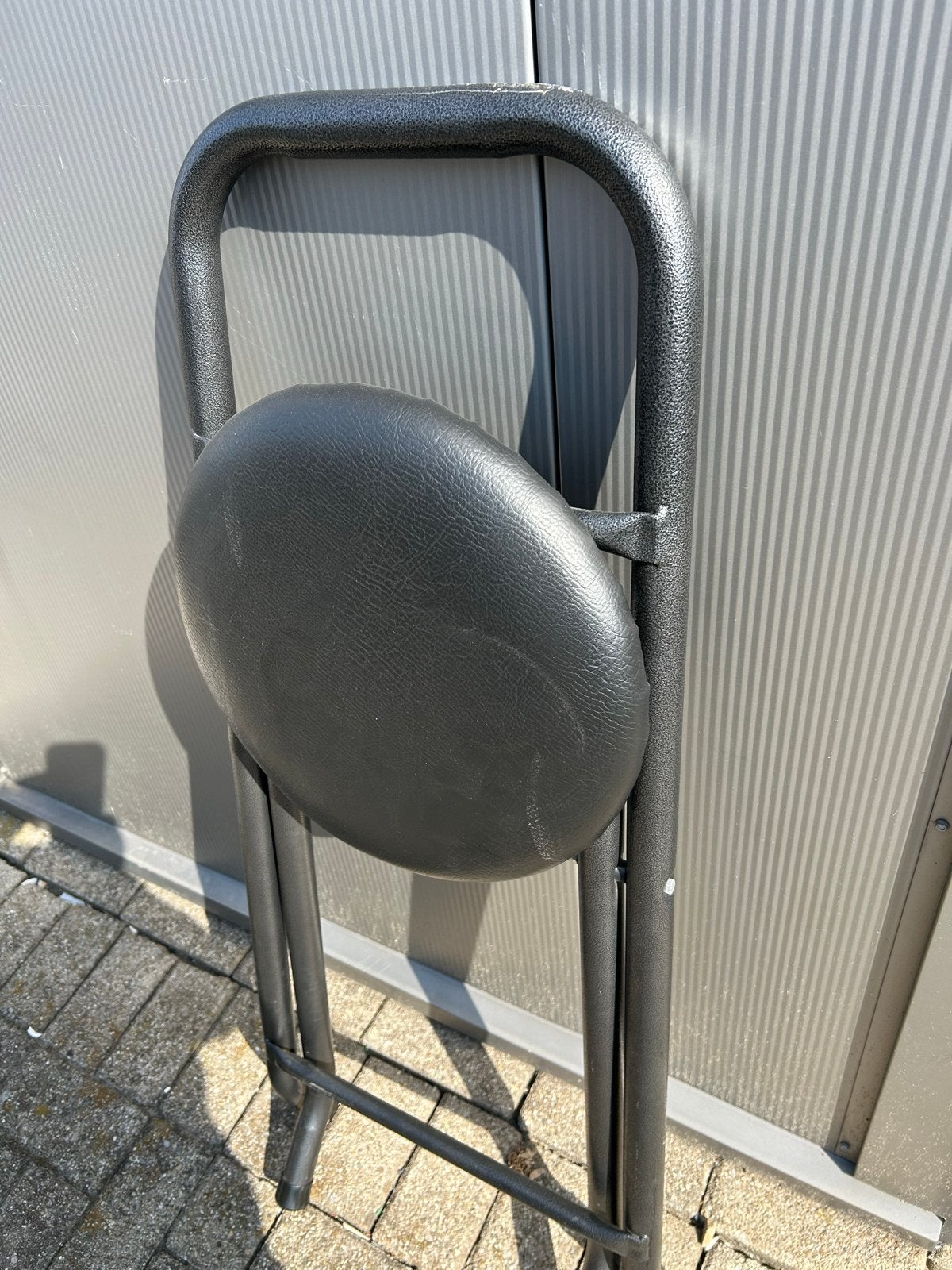 Degelijke inklapbare barkruk - Geen Action kwaliteit, Huis en Inrichting, Ophalen, Gebruikt, 60 tot 90 cm, 1 kruk