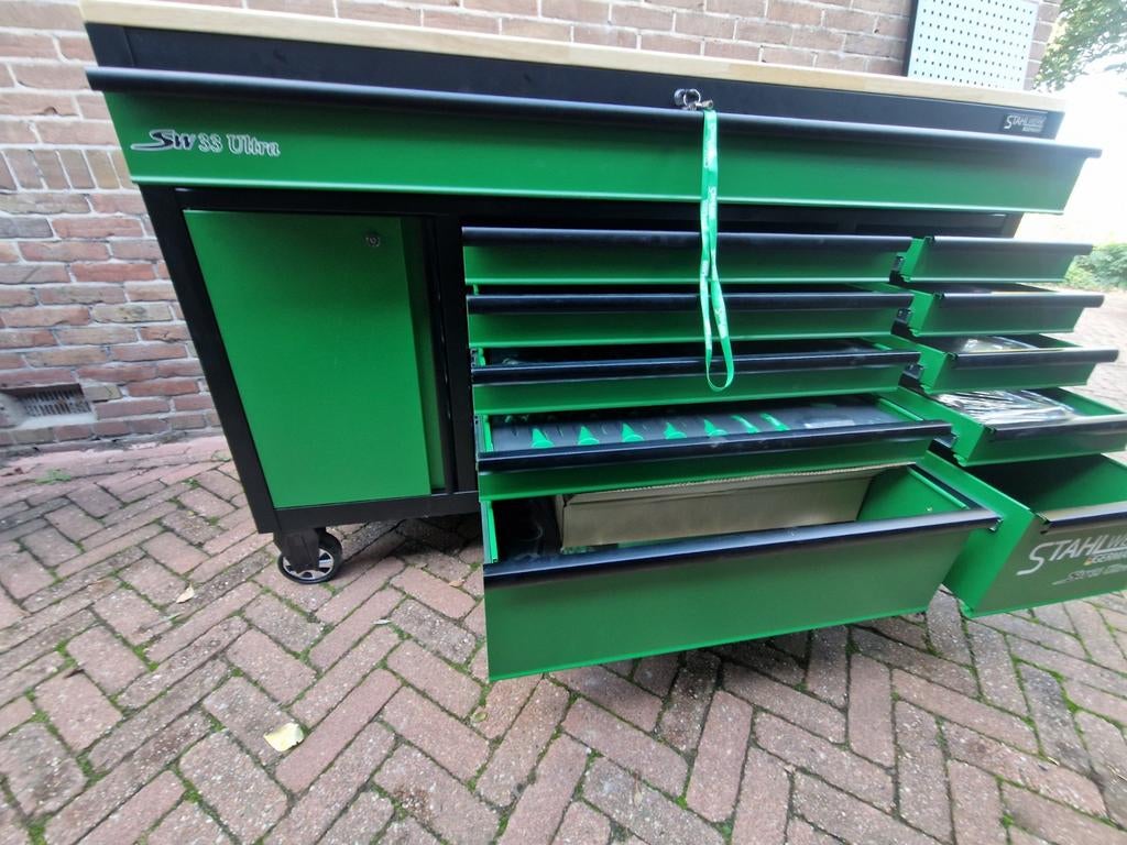Stahlwerk Gereedschapswagen 1050-delig Gevuld, Doe-het-zelf en Verbouw, Gereedschapskisten, Ophalen, Gevuld, Nieuw