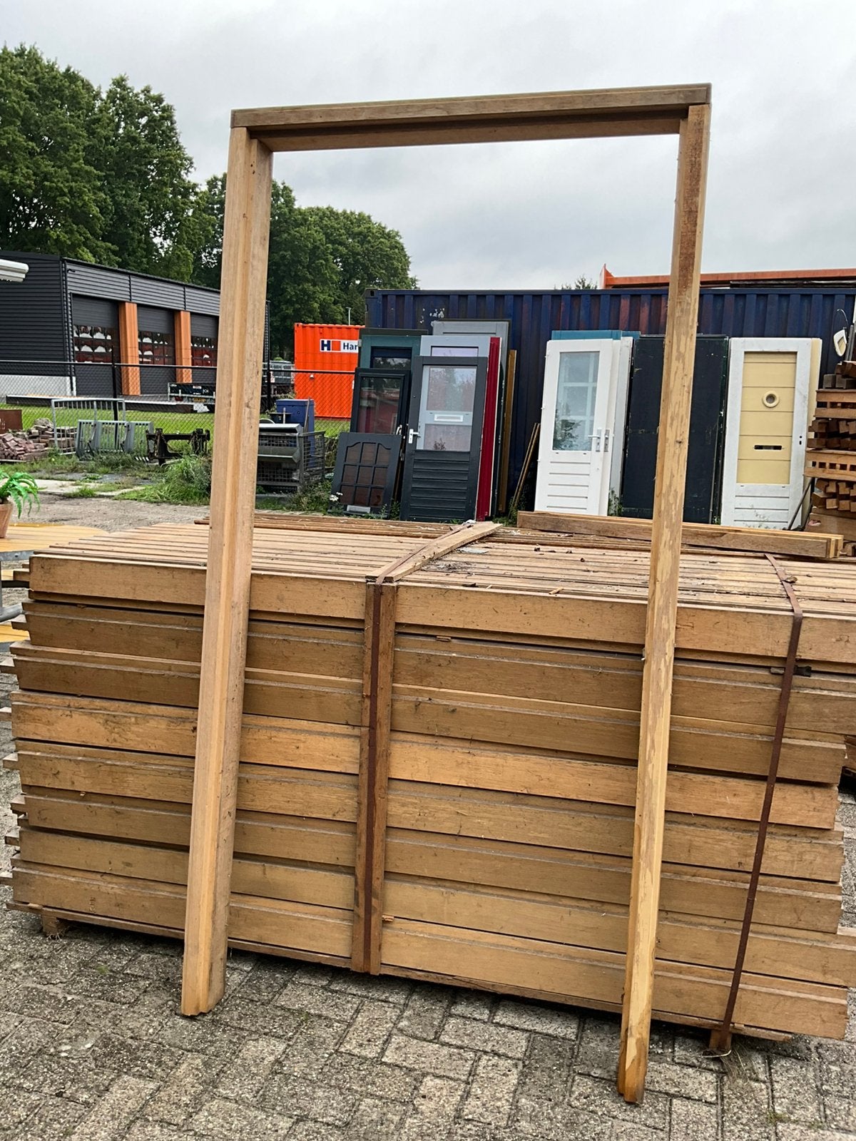 Meranti opdekkozijn kozijnen, 75 tot 150 cm, Deurkozijn, Nieuw, Ophalen of Verzenden