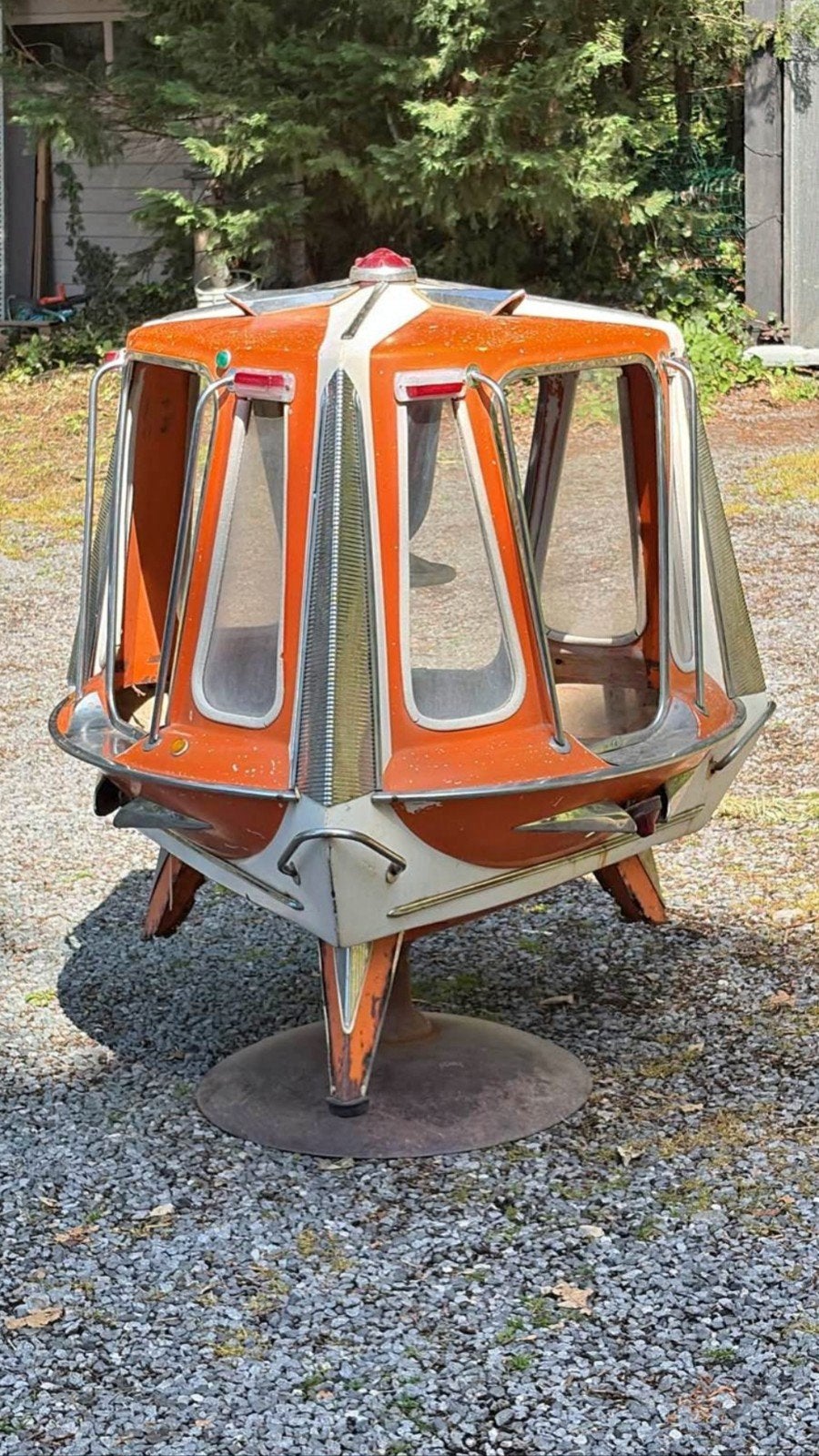 Unieke Space Age ufo - kermisattractie, Ophalen of Verzenden, Huis en Inrichting