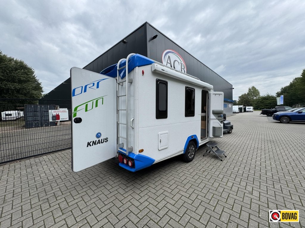 Knaus Sport en Fun 480 QL, Caravans en Kamperen, Bedrijf, Schokbreker, Knaus, Dwarsbed