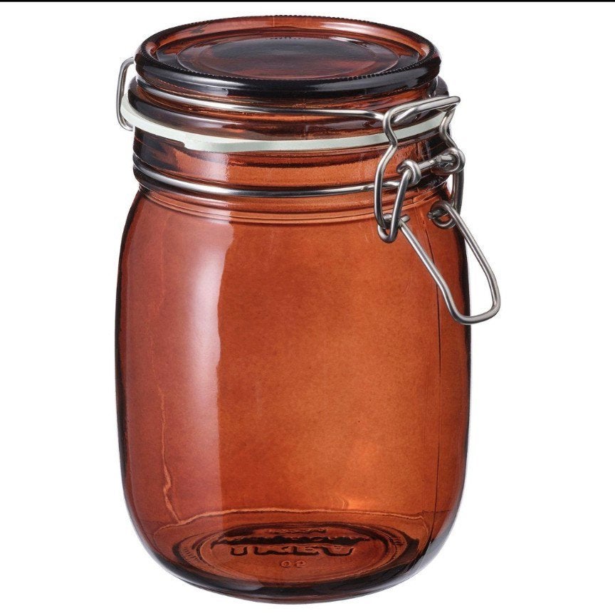 3x IKEA Krösamos Pot 1L - Limited Collectie, Glas, IKEA, Ophalen of Verzenden, Zo goed als nieuw