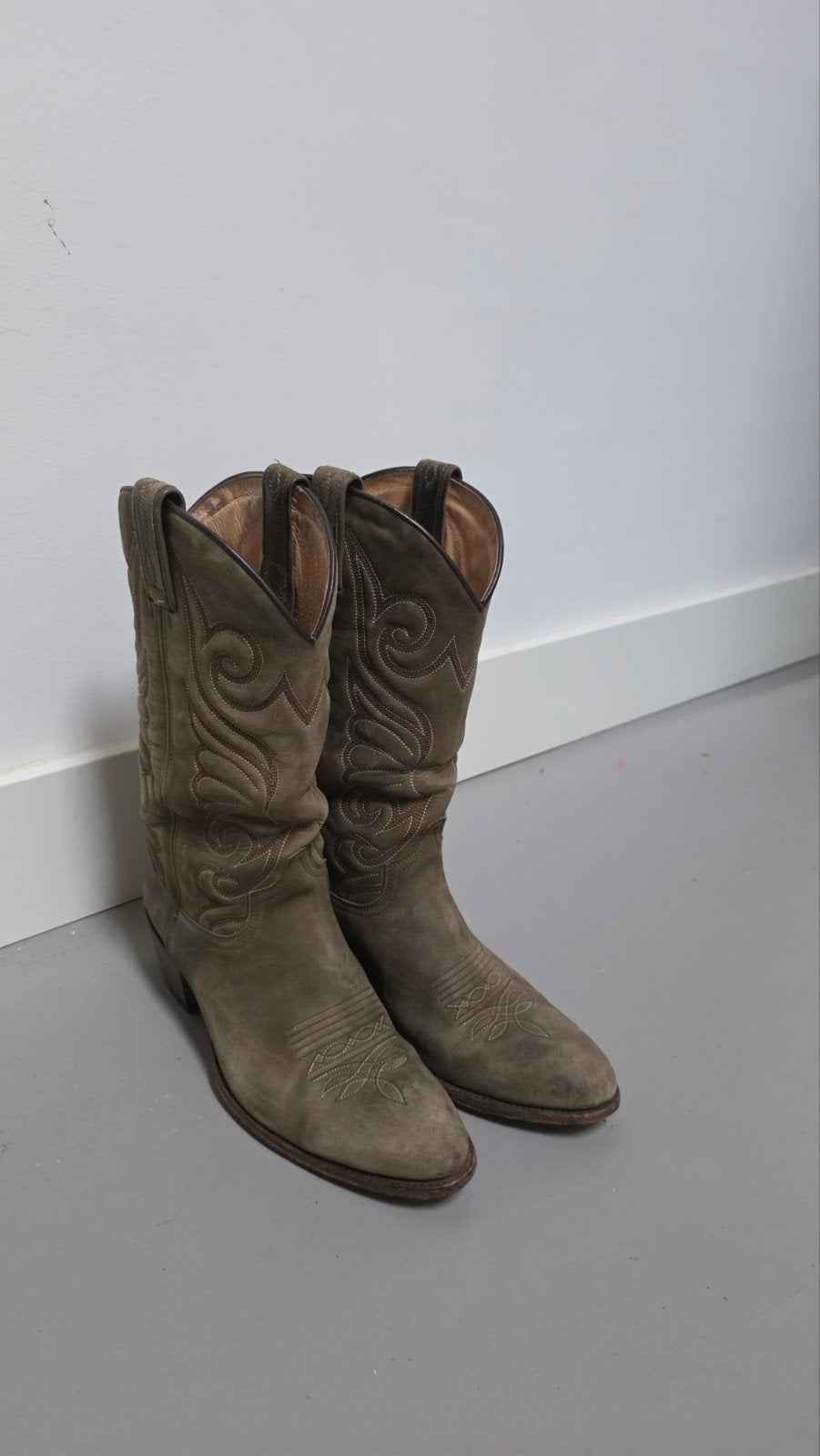 Originele cowboy laarzen, Bruin, Lage of Enkellaarzen, Ophalen of Verzenden, Onbekend