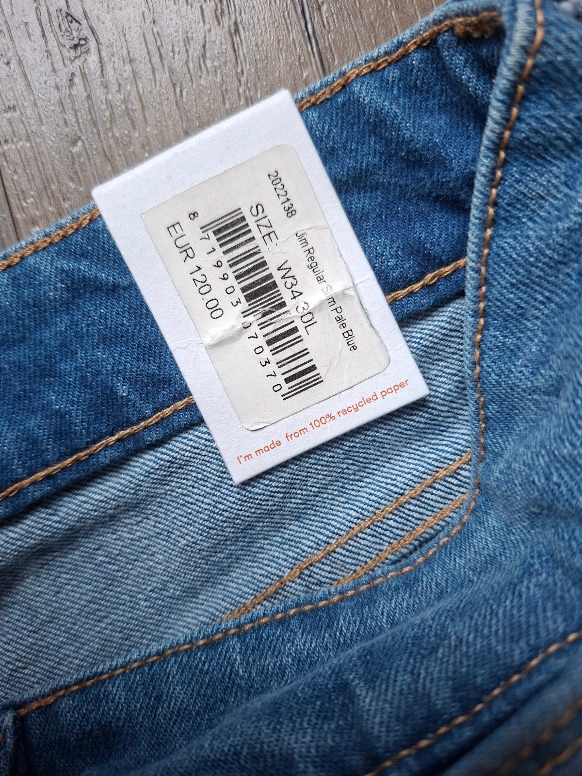 KUYICHI Jim regular fit jeans W34 L30 3 voor €149,95, Blauw, Nieuw, Ophalen of Verzenden, KUYICHI