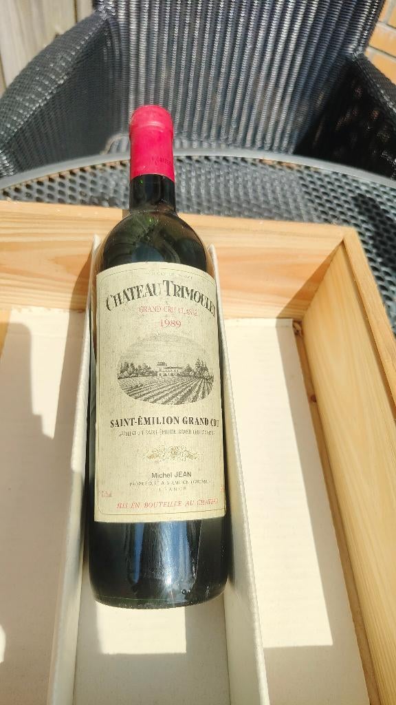 Chateau Trimoulet Saint Emilion Grand cru 1989, Frankrijk, Nieuw, Ophalen of Verzenden, Rode wijn