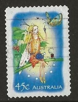 Australie 63, elfje, Verzenden, Gestempeld
