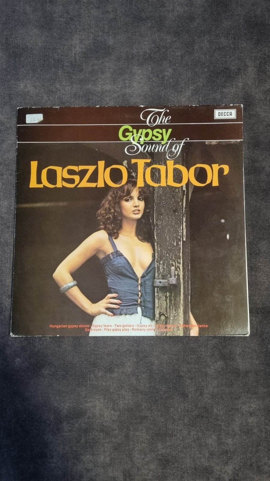 The Gypsy Sound of Laszlo Tabor LP - Decca, Ophalen of Verzenden, Gebruikt, Album, Traditioneel en Volksmuziek