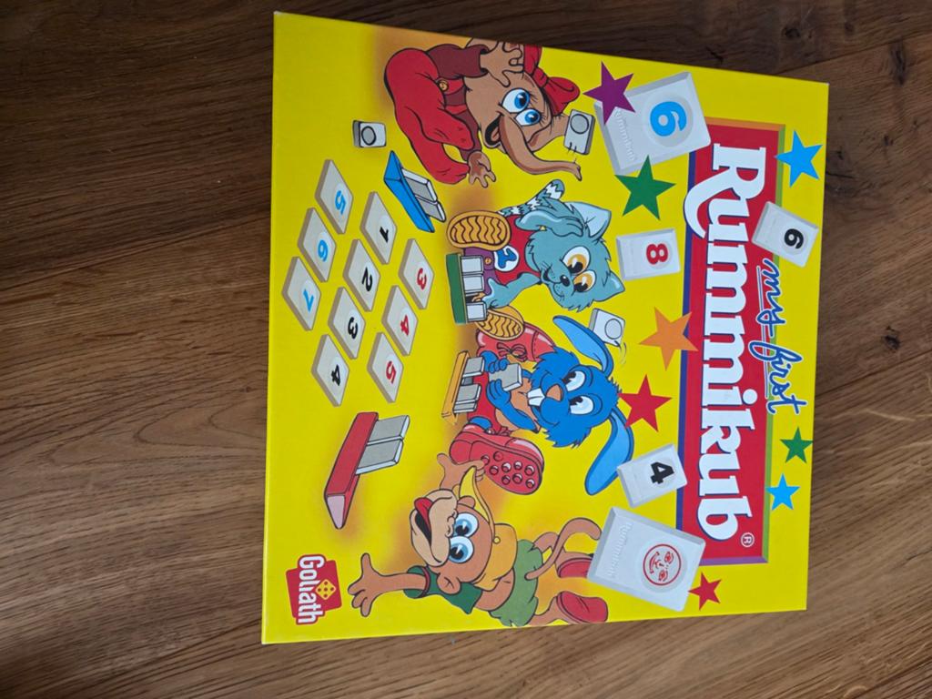 Rummikub My First - Educatief Cijferspel voor Kinderen, Een of twee spelers, Ophalen of Verzenden, Zo goed als nieuw, Goliath