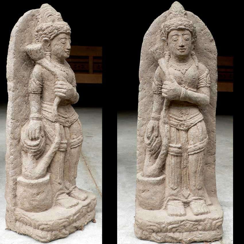 Stenen beeld HINDOE GODIN TARA B56 Hindu shiva Buddha kunst