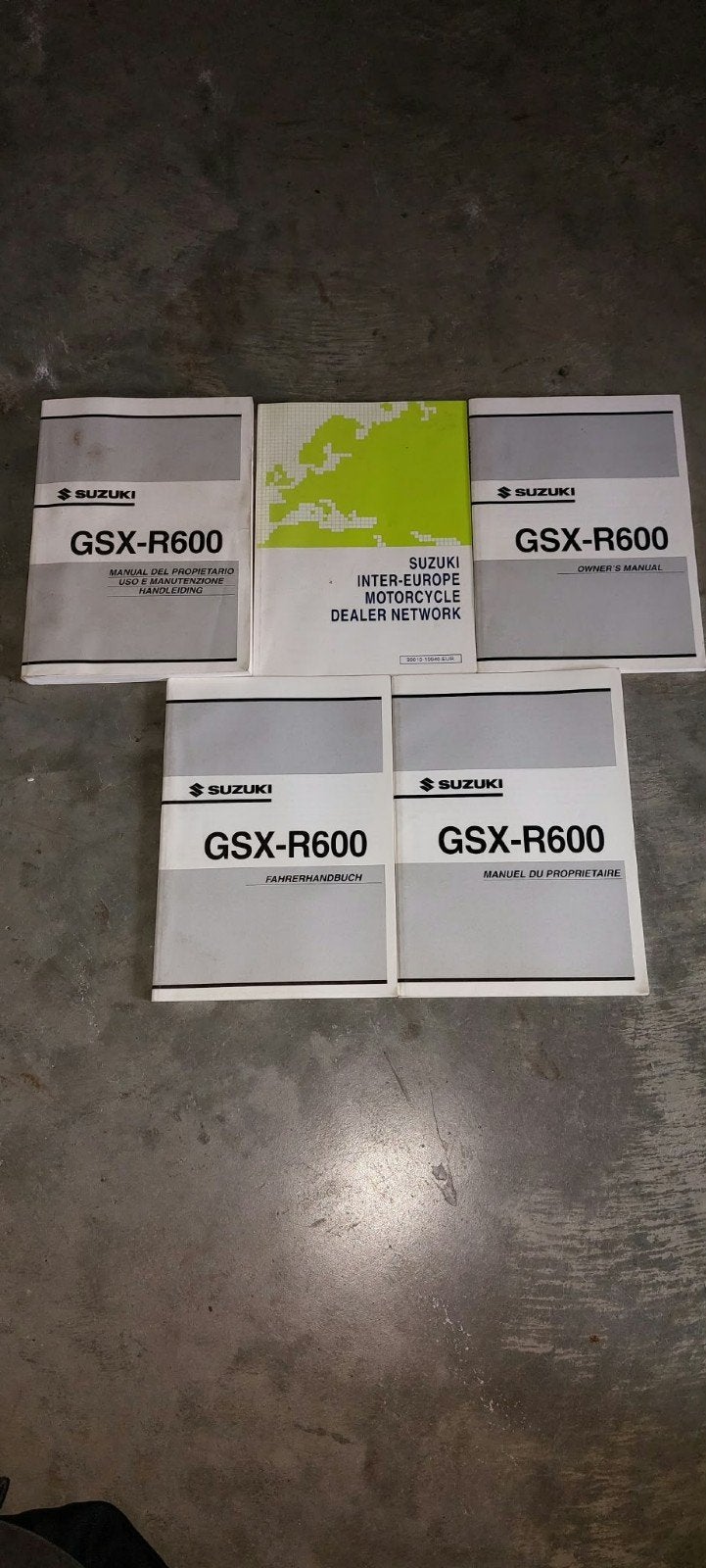 Originele boekjes van Suzuki GSX-R 600, Ophalen of Verzenden