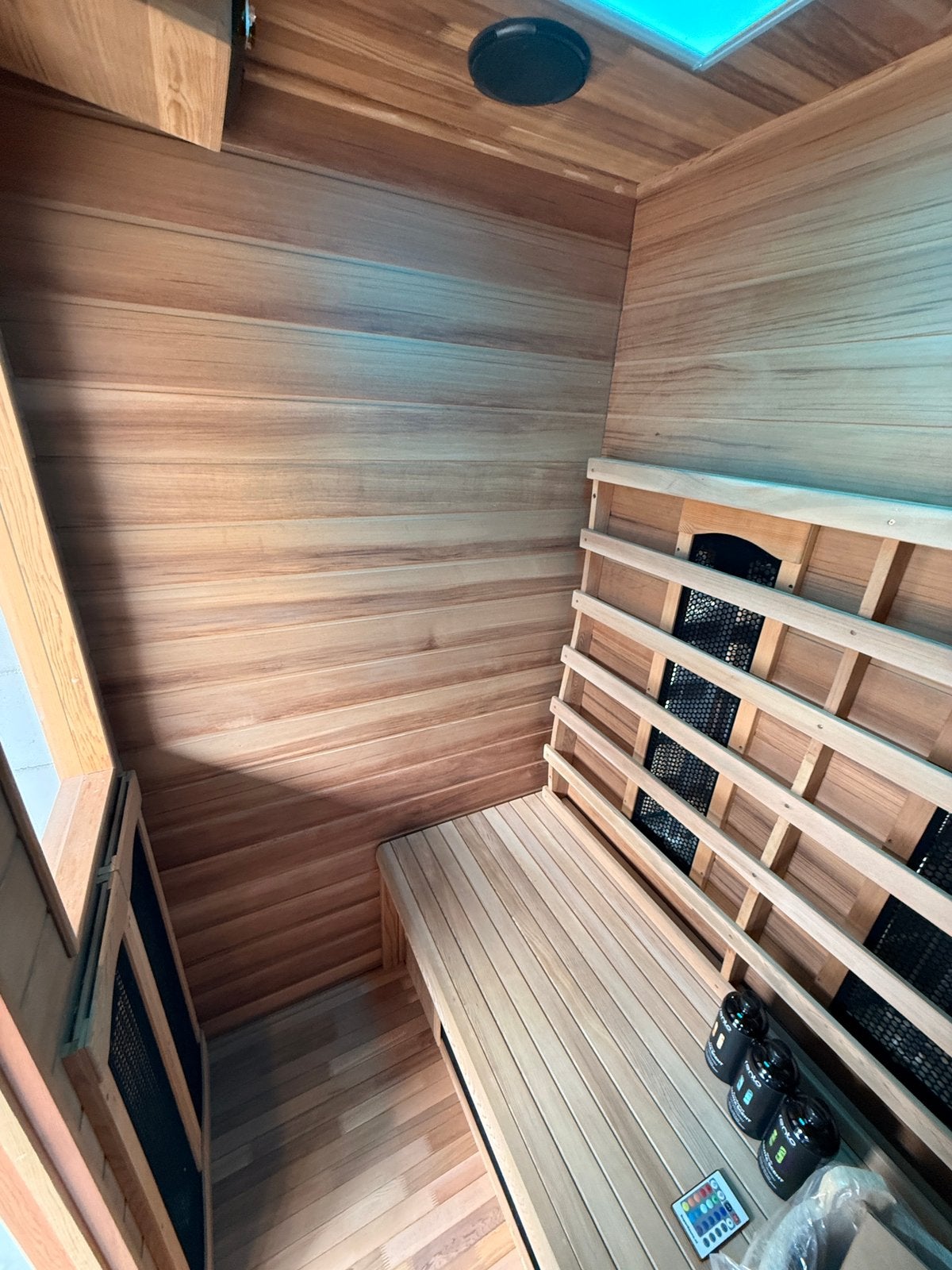 COMBI SAUNA | Infrarood + Finse sauna | GRATIS BEZORGING, Sport en Fitness, Sauna, Ophalen of Verzenden, Zo goed als nieuw, Fins of Traditioneel