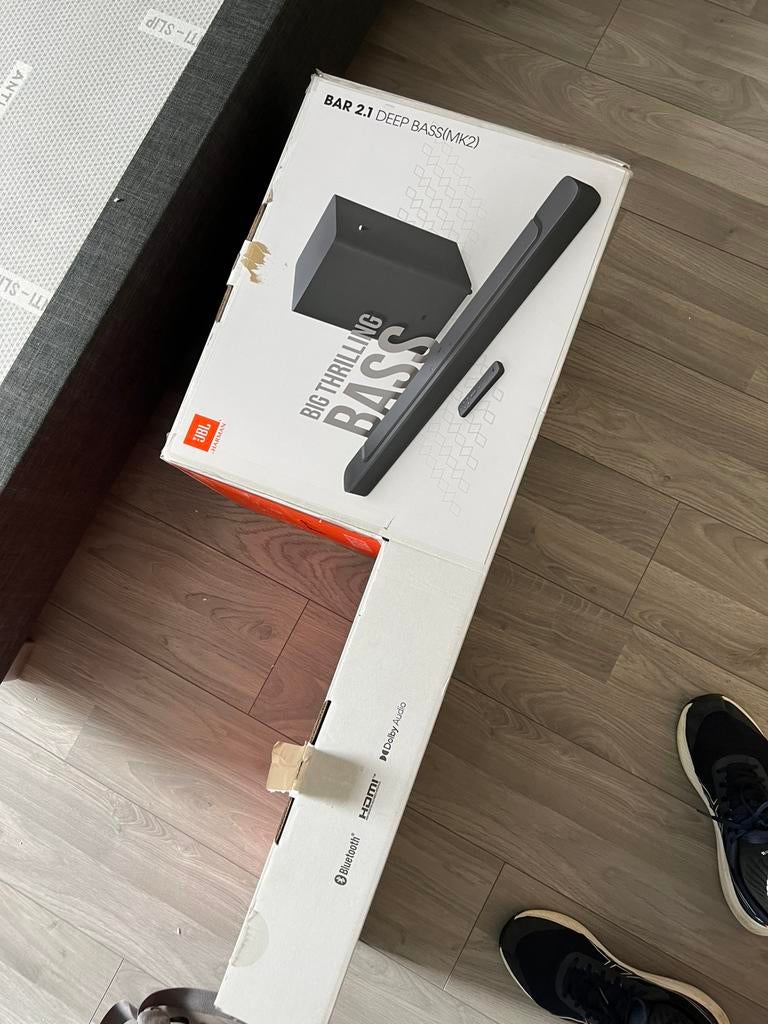 JBL Bar 2.1 Deep Bass Soundbar + Subwoofer, Ophalen of Verzenden, Zo goed als nieuw