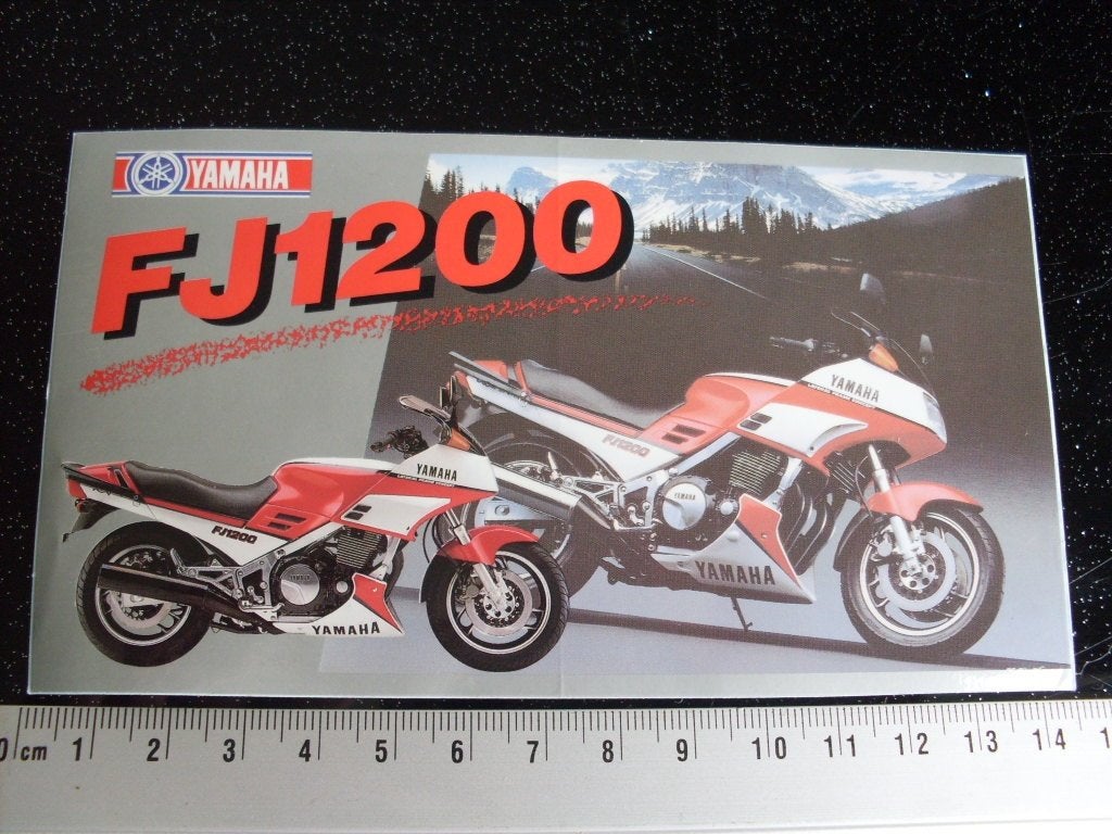 sticker yamaha FJ1200 motor logo, Verzenden, Zo goed als nieuw, Auto of Motor