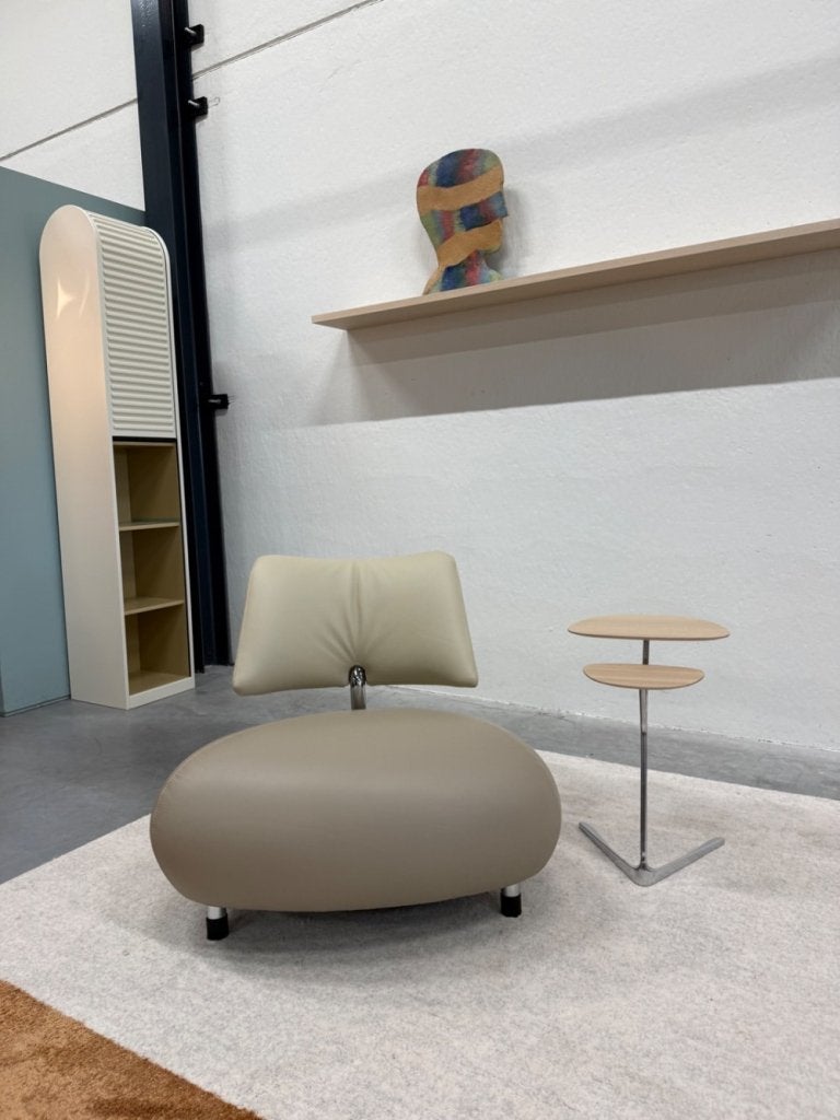 Nieuw Leolux Pallone Pa fauteuil Senso leer Design stoel, Leolux, Info@leolux.nl, Nieuw, Ophalen of Verzenden