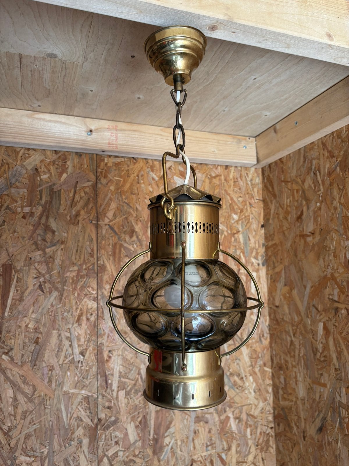Antieke Kosmos Brenner scheepslamp – elektrisch ca. 1930, Ophalen of Verzenden