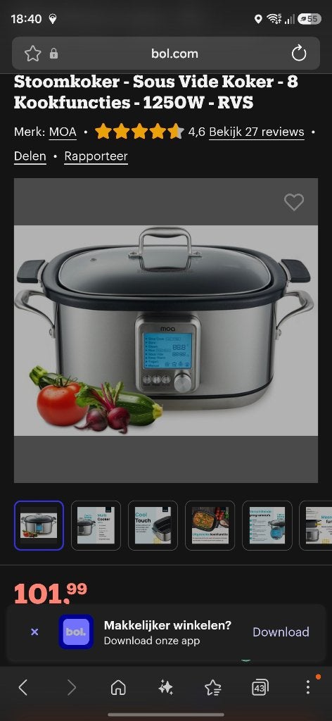 Multi cooker, Ophalen of Verzenden, Nieuw