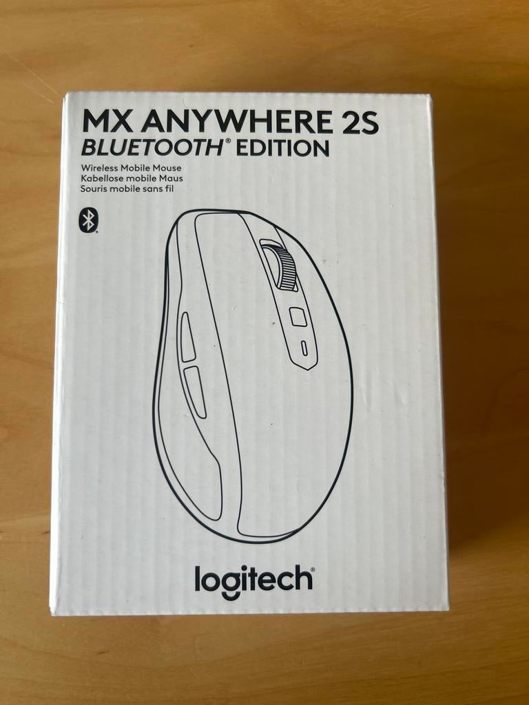 Logitech MX Anywhere 2S Bluetooth Muis - Nieuw in Doos, Computers en Software, Muizen, Ophalen, Rechtshandig, Muis, Ergonomisch