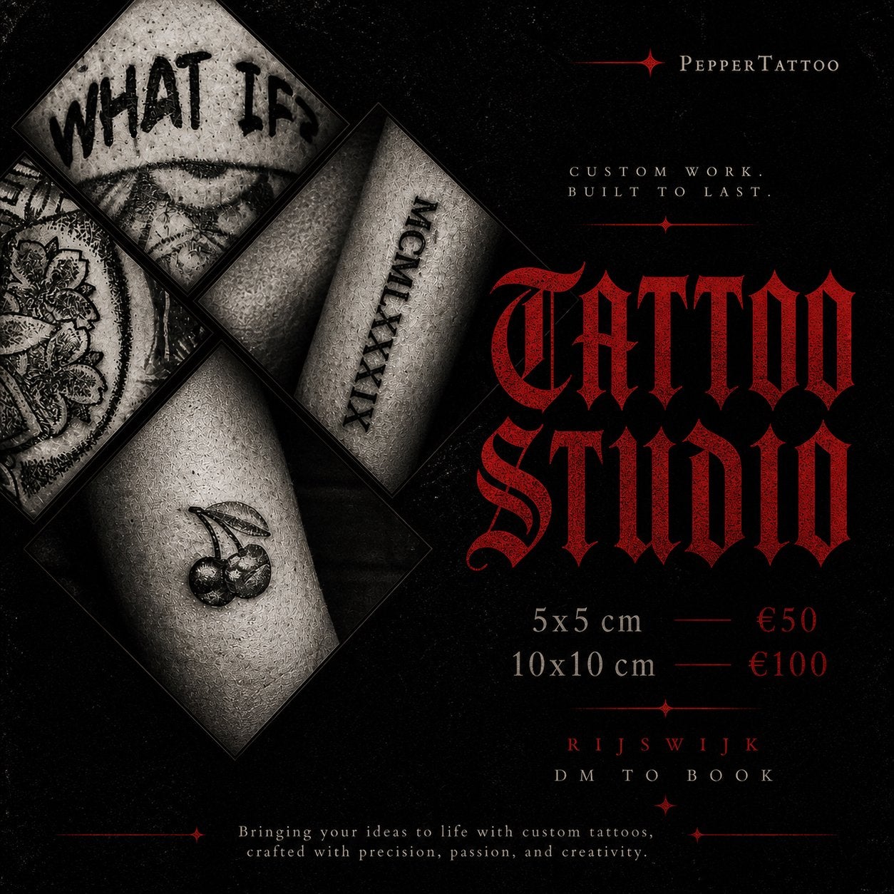 Tattoos vanaf 50,-